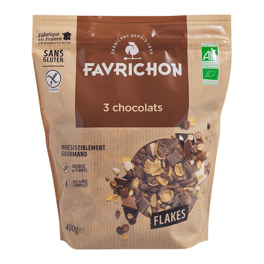 Favrichon -- Flakes 3 Chocolats - 400 g