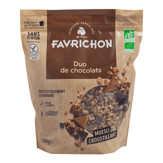 Favrichon -- Muesli Croustillant Duo de Chocolats - 500 g