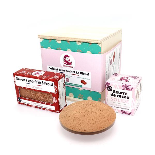 Lamazuna -- Coffret zéro déchet "Le Rituel" - Boîte bois réutilisable