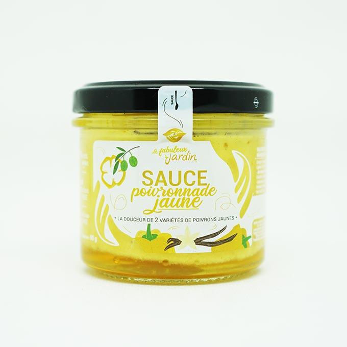 Le Fabuleux Jardin -- Sauce Poivronnade Jaune Bio - 90 g