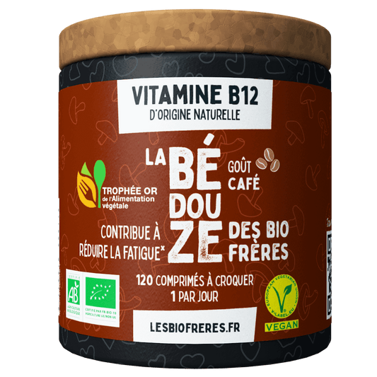 Les Bio Frères -- Bédouze bio café (vitamine b12) fatigue - 120 comprimés