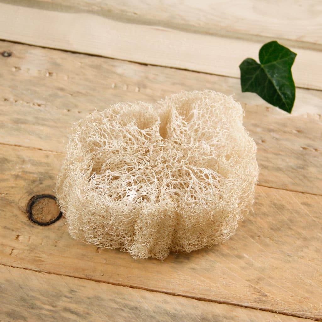 Angie Be Green -- 3 tranches de loufah bru (porte-savon) - Biodégradable