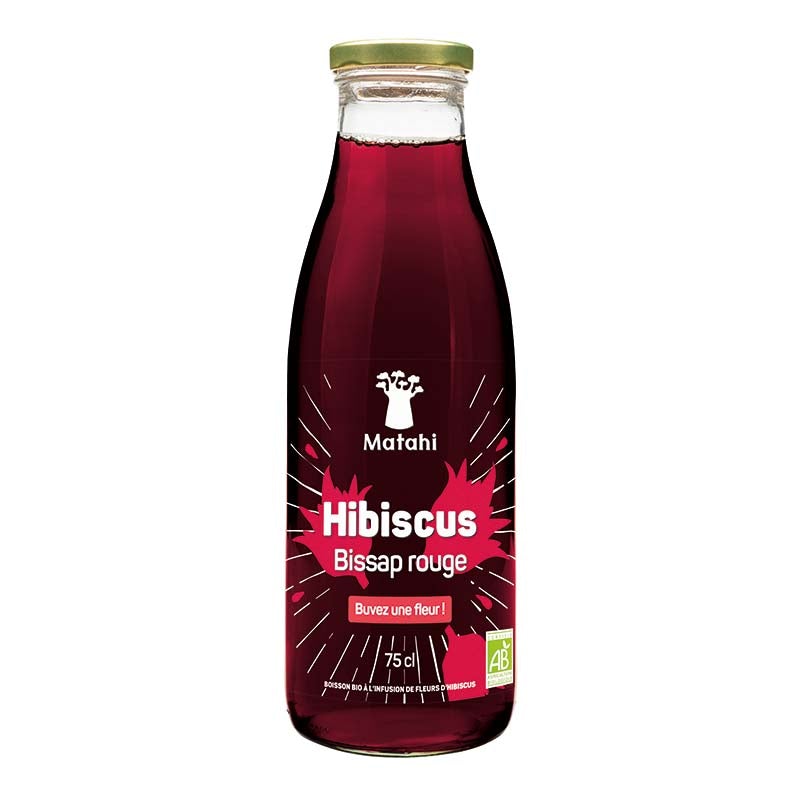 Matahi -- Boisson bio Hibiscus - 6 x 75 cL