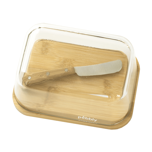 Conteneur à beurre LAFGUR, beurrier, couteau à beurre, en bois pour la  maison de cuisine de maman de beurre 