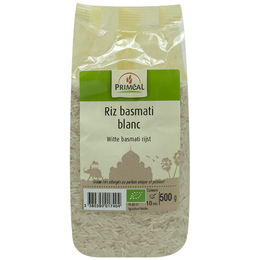 Priméal -- Riz basmati blanc bio (Pakistan) - 500 g