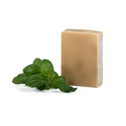 Antheya -- Shampoing solide basilic sacré/neem - anti-pellicules et démangeaisons (bande papier) - 100 g