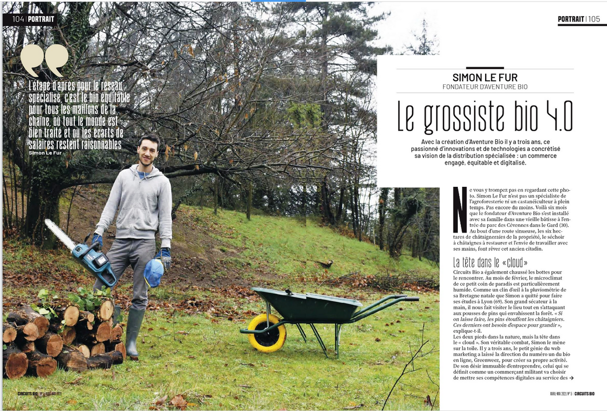 Aventure bio dans Circuits bio