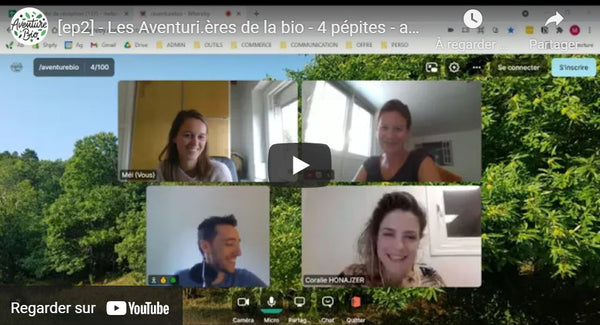 Coralie Honajzer créatrice de "Chiche" & l'actu pépites Bio de l'équipe