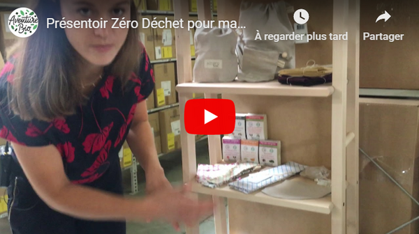Recevez votre présentoir plein de produits zéro déchets !