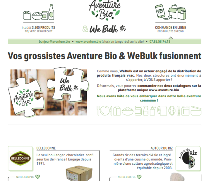 Gazette édition spéciale "Salon Du Vrac"