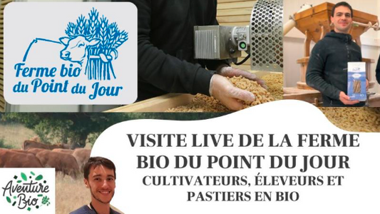 François Cornuault - Ferme bio du point du jour - Visite live !