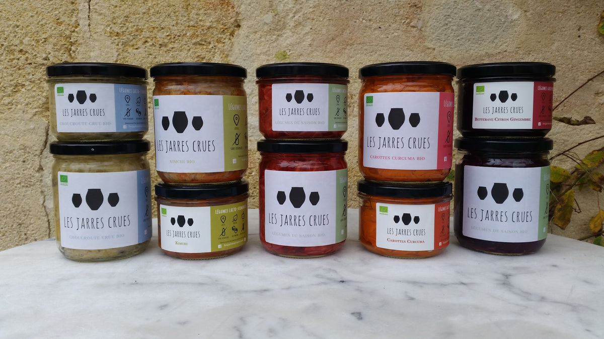 Légumes lacto-fermentés bio de qualité pour votre magasin avec Les Jarres Crues !