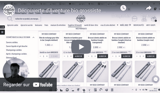 Créez un compte et commandez les pépites Aventure bio