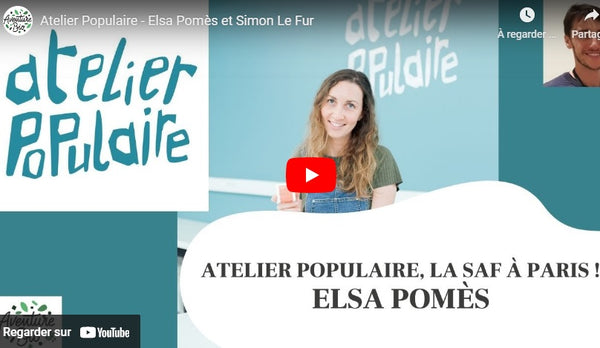 Visite de l'Atelier Populaire avec Elsa Pomès