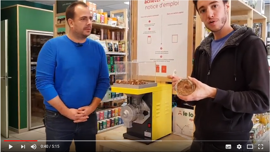 VIDÉO : un moulin pour faire sa purée d'oléagineux maison ?!