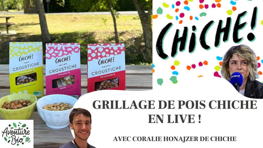 On grille des pois Chiche "Chiche" - avec Coralie Honajzer