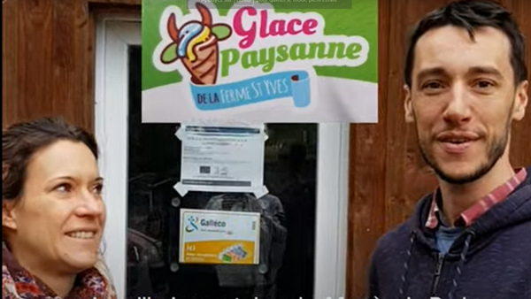Visite de la Ferme Saint Yves, producteurs bio de glaces paysannes et de lait !