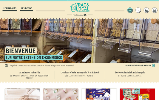 Extension E-commerce : Témoignage de Virginie de Vrac & Local
