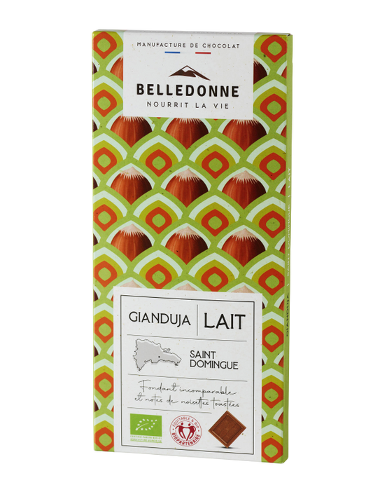 Belledonne -- Tablette lait gianduja bio - 100 g