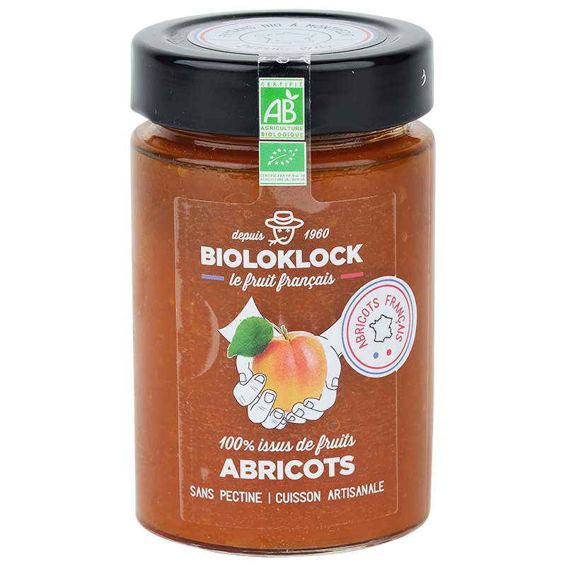 Bioloklock -- 100% issus de fruit abricots bio - 210 g