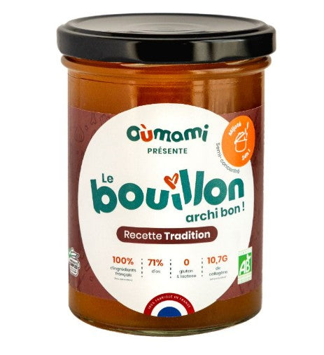 Bouillon d'os tradition bio (2.9g de collagène/100mL) - 1
