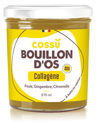 Bouillon d'os collagène bio (2.7g de collagène/100mL)  - 1