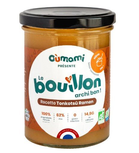 Bouillon d'os tonkotsû bio pour ramen (4g de collagène/100mL) - 1
