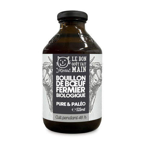 Bouillon pur de boeuf paleo bio (3.9g de collagène/100mL) - 1