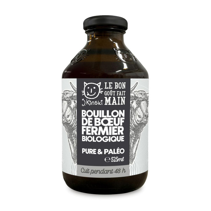 Bouillon pur de boeuf paleo bio (3.9g de collagène/100mL) - 1