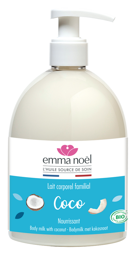 Emma Noël -- Lait corporel familial au beurre de karité bio - 500 mL