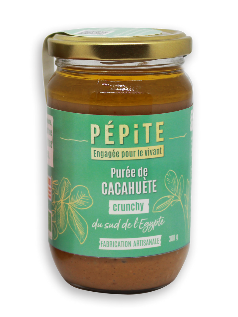 Pépite -- Purée de cacahuètes d'egypte crunchy - 300 g