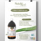 Naturaloé -- Poster A4 et stop rayon jus aloe vera à boire