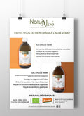 Naturaloé -- Poster a4 jus et gel aloe vera (à boire)