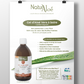 Naturaloé -- Poster A4 et stop rayon gel aloe vera à boire