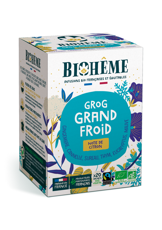 Biohême -- Infusion Grog Grand Froid bio - 20 infusettes