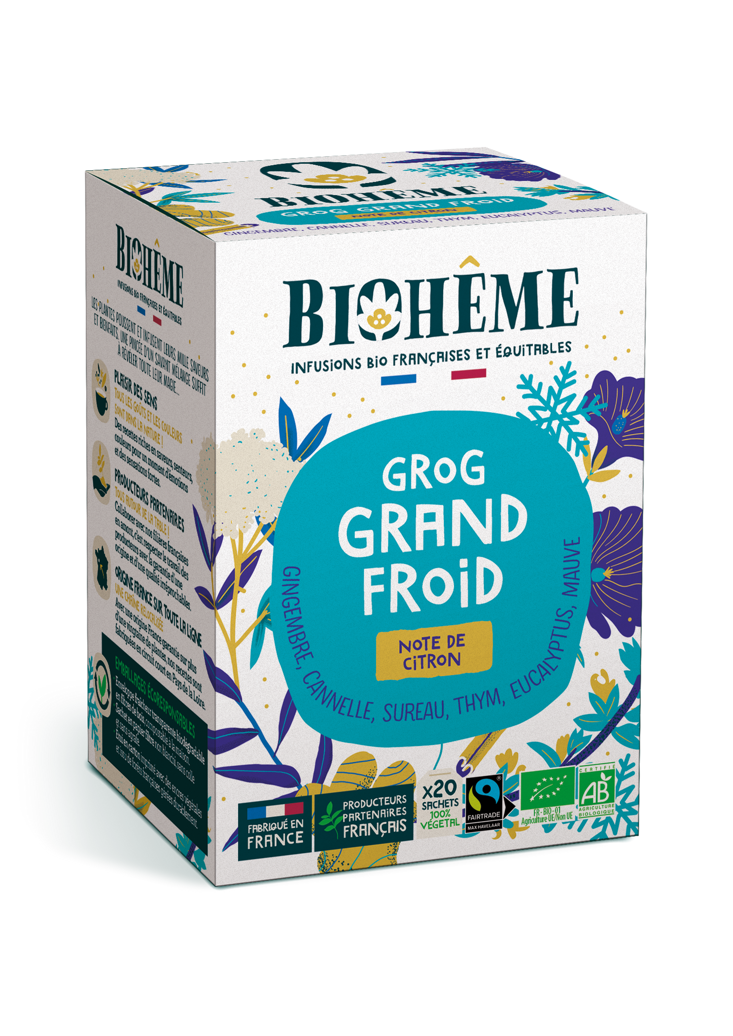 Biohême -- Infusion Grog Grand Froid bio - 20 infusettes