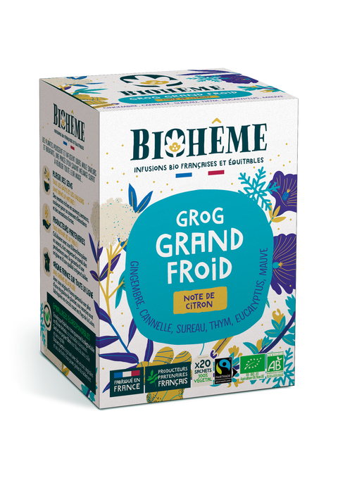 Biohême -- Infusion Grog Grand Froid bio - 20 infusettes