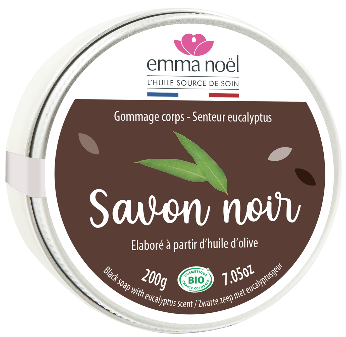 Emma Noël -- Gommage corps au savon noir bio - 200 g
