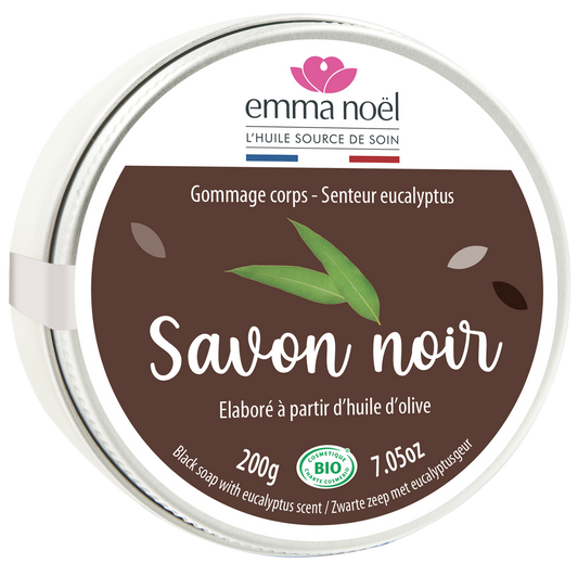 Emma Noël -- Gommage corps au savon noir bio - 200 g
