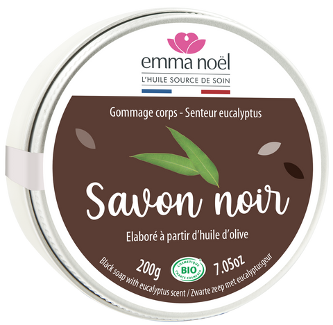 Emma Noël -- Gommage corps au savon noir bio - 200 g