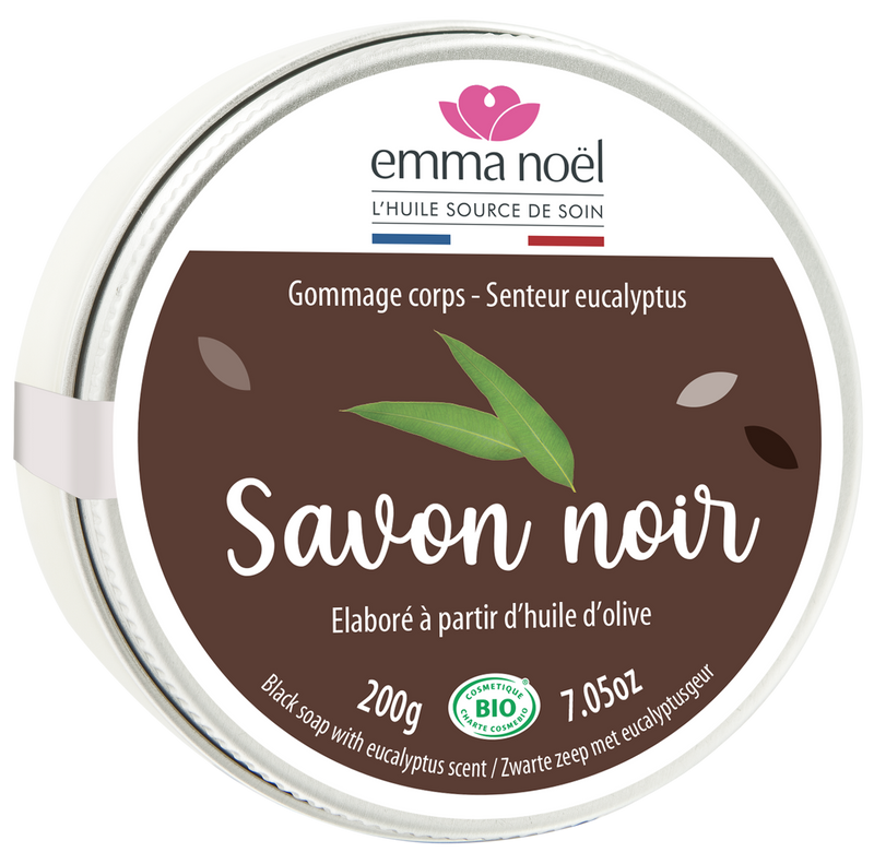 Emma Noël -- Gommage corps au savon noir bio - 200 g