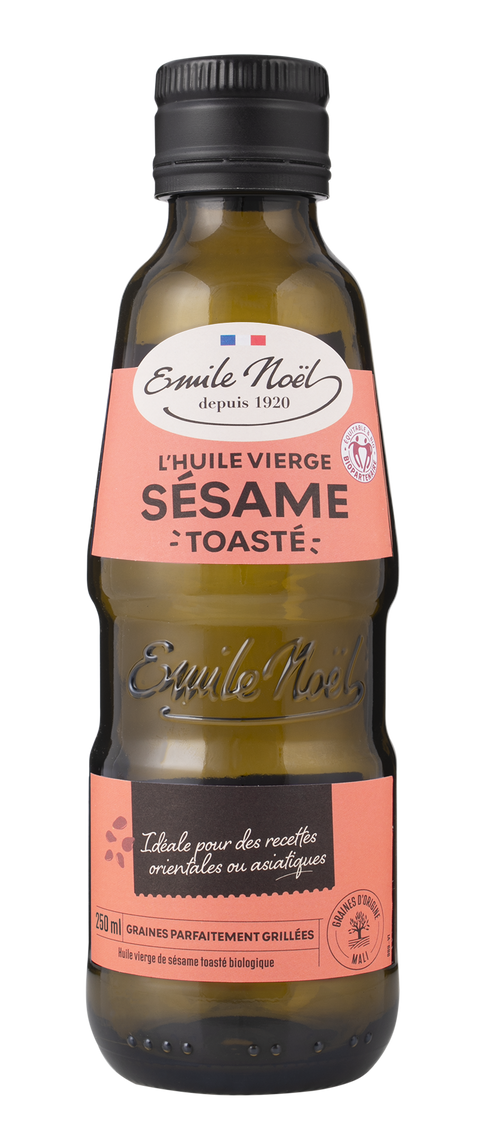 Émile Noël -- Huile vierge de sésame toasté bio équitable - 250 ml