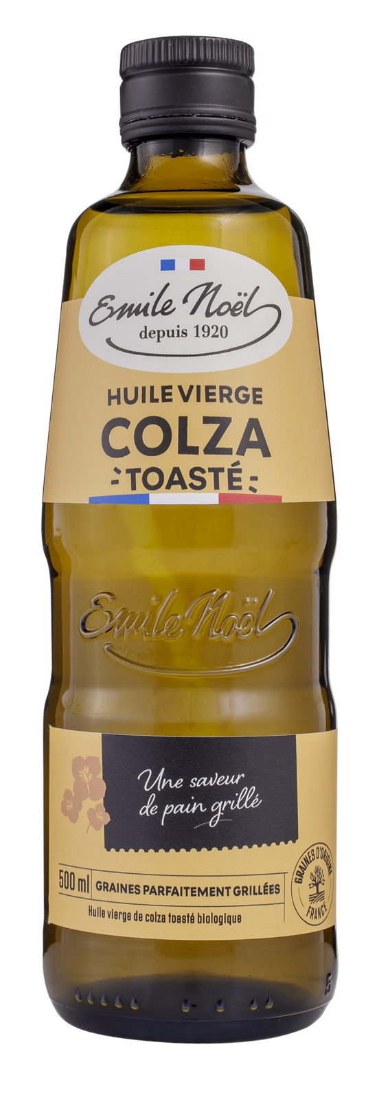Émile Noël -- Huile vierge de colza france toasté bio - 500 ml