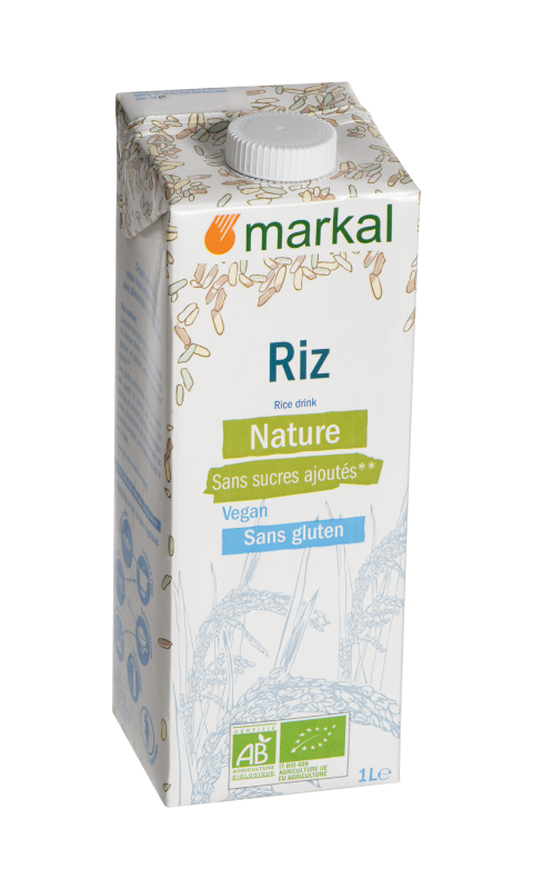 Markal -- Boisson végétale riz bio - 1 L x 8