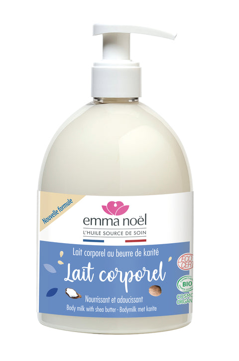 Emma Noël -- Lait corporel familial au beurre de karité bio - 500 mL