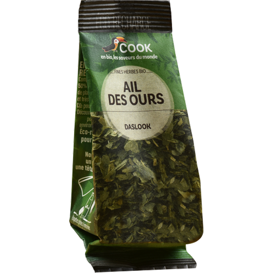 Cook épices -- Ail des ours bio coupé (éco recharge) (origine Europe) - 16g