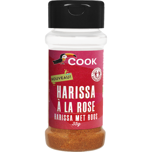 Cook épices -- Harissa à la rose biopartenaire - 35g