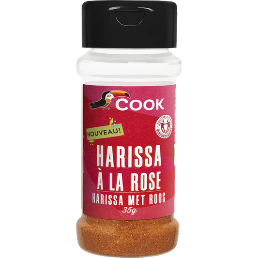 Cook épices -- Harissa à la rose biopartenaire - 35g
