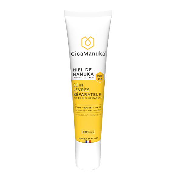 CicaManuka -- soin levres réparateur 10% de miel de manuka iaa15+ - 15 mL