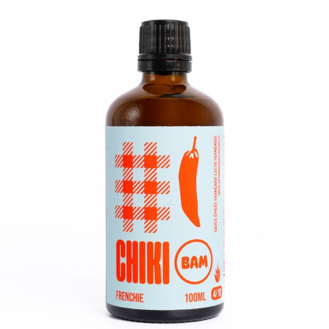Chiki Bam -- Sauce piquante bio Frenchie (intensité 4/10) - 100 mL